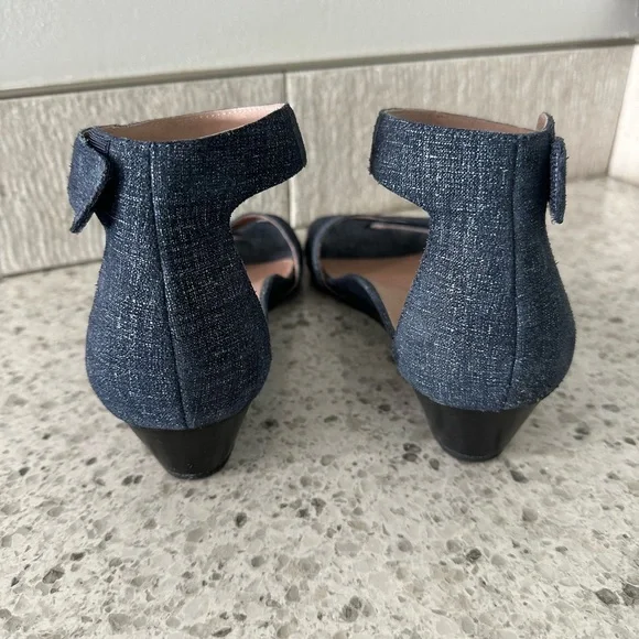 Abeo Blue Sandals with Ankle Strap - Picture 4 of 7